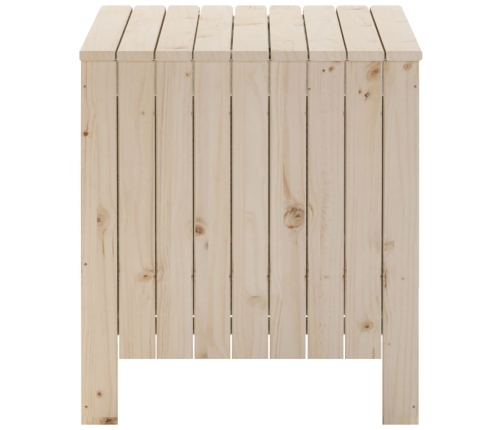 Caja de almacenaje con tapa RANA madera maciza pino 80x49x54 cm