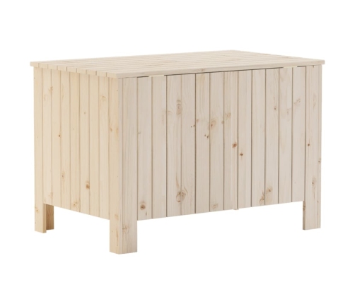 Caja de almacenaje con tapa RANA madera maciza pino 80x49x54 cm