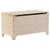 Caja de almacenaje con tapa RANA madera maciza pino 100x49x54cm