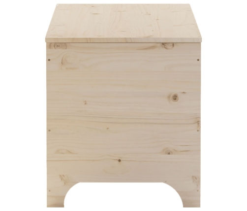 Caja de almacenaje con tapa RANA madera maciza pino 100x49x54cm