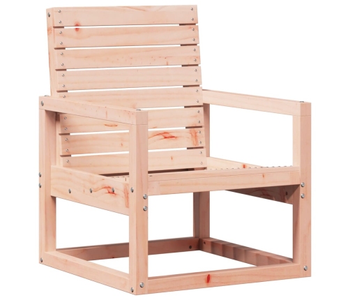 Silla de jardín madera maciza Douglas 57,5x63x76 cm