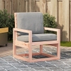 Silla de jardín madera maciza Douglas 57,5x63x76 cm