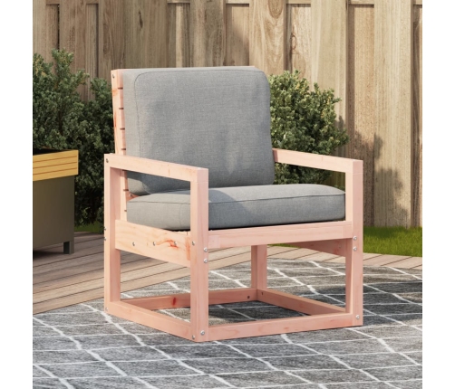 vidaXL Silla de jardín madera maciza Douglas 57,5x63x76 cm