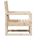 Juego de muebles de jardín 3 piezas madera maciza de pino