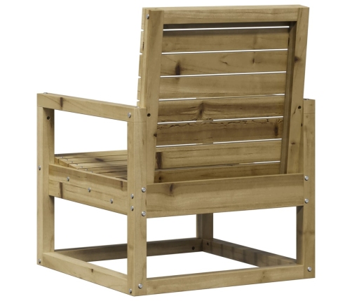 Juego de muebles de jardín 3 pzas madera de pino impregnada