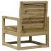 Juego de muebles de jardín 3 pzas madera de pino impregnada