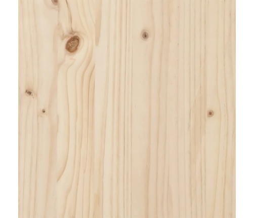 Tumbonas de madera maciza de pino 2 unidades 205x60x31,5 cm