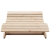 Tumbona de madera maciza de pino 205x80x31,5 cm