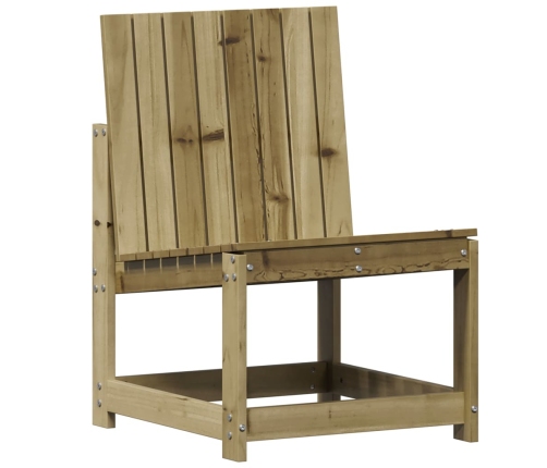 Silla de jardín madera de pino impregnada 50,5x55x77 cm