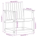 Silla de jardín madera maciza Douglas 62x56x77 cm