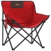 Sillas de camping con bolsillo plegables 2 unidades rojo