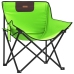 vidaXL Sillas de camping con bolsillo plegables 2 unidades verde