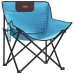 Sillas de camping con bolsillo plegables 2 unidades azul claro