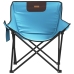 Sillas de camping con bolsillo plegables 2 unidades azul claro