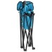 Sillas de camping con bolsillo plegables 2 unidades azul claro