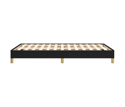 Estructura de cama tela negro 120x190 cm