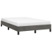 Estructura de cama terciopelo gris oscuro 120x190 cm