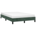 Estructura cama sin colchón terciopelo verde oscuro 120x190cm