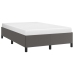 vidaXL Estructura de cama cuero sintético gris 120x190 cm