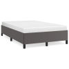 vidaXL Estructura de cama cuero sintético gris 120x190 cm