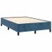 vidaXL Estructura de cama terciopelo azul oscuro 120x190 cm