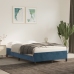 vidaXL Estructura de cama terciopelo azul oscuro 120x190 cm