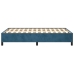 vidaXL Estructura de cama terciopelo azul oscuro 120x190 cm