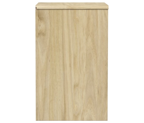 Mesita de noche SAUDA madera de pino maciza roble 44x35x56 cm