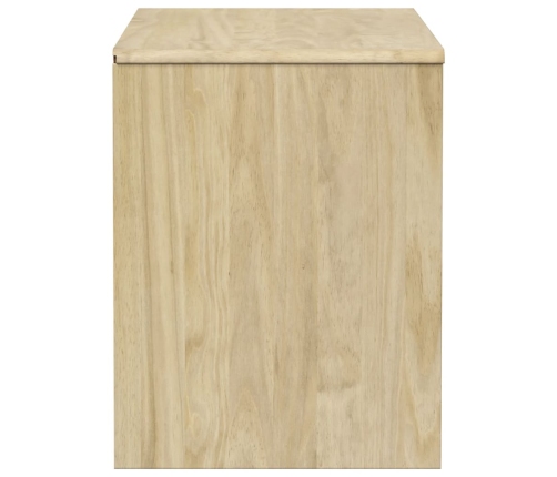 Mueble de TV SAUDA madera maciza pino color roble 99x43x55 cm