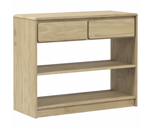 Mesa consola SAUDA madera maciza de pino roble 89,5x36,5x73 cm