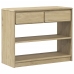 Mesa consola SAUDA madera maciza de pino roble 89,5x36,5x73 cm