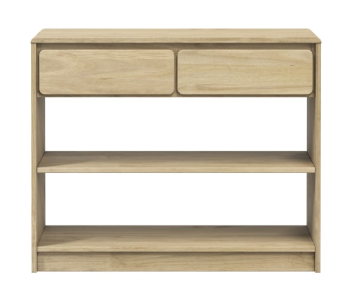 Mesa consola SAUDA madera maciza de pino roble 89,5x36,5x73 cm