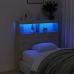 Cabecero de cama con LED roble Sonoma 100x17x102 cm