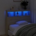 Cabecero de cama con LED roble Sonoma 120x17x102 cm