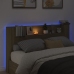 Cabecero de cama con LED roble Sonoma 180x16,5x103,5 cm