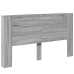 Cabecero de cama con LED gris Sonoma 180x16,5x103,5 cm