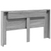 Cabecero de cama con LED gris Sonoma 180x16,5x103,5 cm