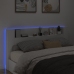 Cabecero de cama con LED blanco 200x16,5x103,5 cm