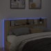 Cabecero de cama con LED roble Sonoma 200x16,5x103,5 cm