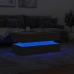 Mesa de centro con luces LED roble Sonoma 90x50x40 cm