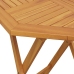 Mesa de jardín plegable madera maciza de acacia Ø70x75 cm