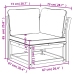 Sofá de jardín de esquina y cojines acacia maciza 73x73x65 cm