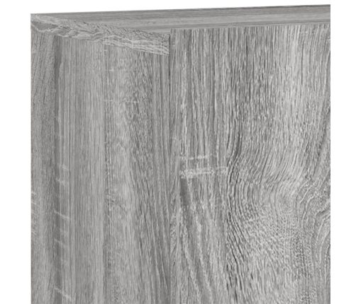 Muebles de TV de pared 5 pzas madera de ingeniería gris Sonoma