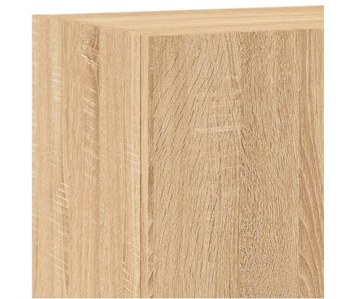 Muebles de TV de pared 5 pzas madera de ingeniería roble Sonoma