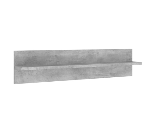 Muebles de TV de pared 5 pzas madera ingeniería gris hormigón