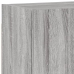 Muebles de TV de pared 4 pzas madera de ingeniería gris Sonoma