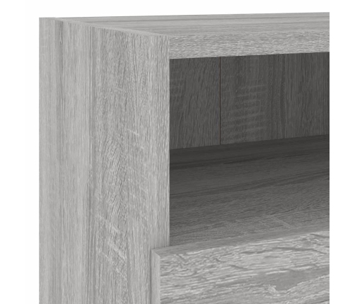 Muebles de TV de pared 5 pzas madera de ingeniería gris Sonoma