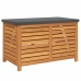 Caja de almacenaje de jardín madera maciza acacia 60x50x55 cm