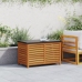 vidaXL Caja de almacenaje de jardín madera maciza acacia 90x48x55 cm