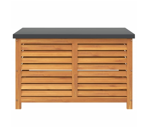 vidaXL Caja de almacenaje de jardín madera maciza acacia 90x48x55 cm